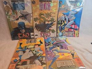 lot 1016 image: Batman Legends of the Dark Knight Comics Lot - Tao &amp Watchtower Story Arcs (Issues #52, #53, #55, #56, #57) - 5 ct