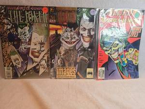 lot 1021 image: DC Comics Joker-Themed Comic Book Lot - 3 ct