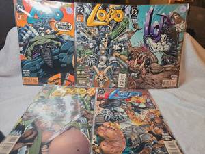 lot 1022 image: DC Comics Lobo Ongoing Series Issues #1-5 Complete Set - 5 ct