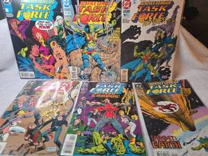 lot 1037 image: DC Comics Justice League Task Force Issues #7-12 Comic Book Lot