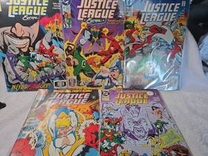 lot 1047 image: Justice League Europe DC Comics Issues #46-50 Lot