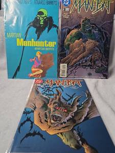 lot 1067 image: DC Comics Lot Martian Manhunter American Secrets TPB & Man-Bat #2-#3