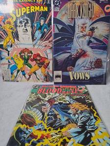 lot 1068 image: DC Comics Annual Lot - Superman Legacy, Batman Legends of the Dark Knight Vows & Bloodlines