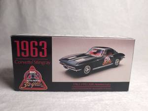 lot 1500 image: ERTL 1963 Corvette Stingray Die-Cast Model Car - Big A Auto Parts 30th Anniversary Limited Edition