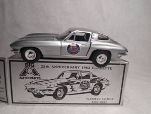 lot 1501 image: ERTL Big A Auto Parts 25th Anniversary 1963 Corvette Limited Edition Die-Cast Model