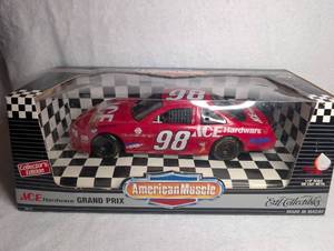 lot 2000 image: Ertl American Muscle ACE Hardware #98 Pontiac Grand Prix 118 Die Cast NASCAR