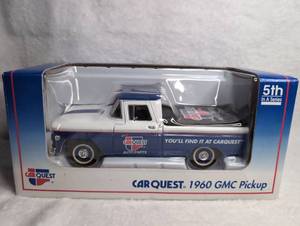lot 2700 image: CarQuest Auto Parts 1960 GMC Pickup Die Cast Collectible - 5th in Series