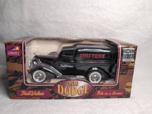 lot 3004 image: Liberty Classics 1936 Dodge True Value Tru-Test Die-Cast Coin Bank