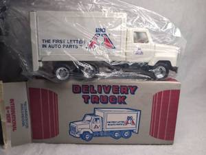 lot 3110 image: Big A Auto Parts Toy Delivery Truck with Original Box