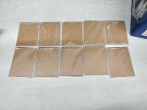 lot 20875 image: Set of 10 Blank Spiral Note Pads