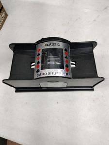 lot 20909 image: Classic Hand Crank Card Shuffler