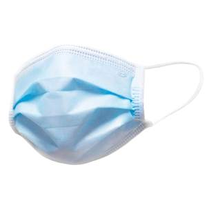 lot 35919 image: BYD Care 3-Ply Disposable Face Mask, Pleated, Adult, One Size, Box of 50