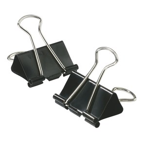 lot 35921 image: Office Depot� Brand Binder Clips  Small  34  Wide  38  Capacity  Black  12 Clips Per Box  Pack Of 9 Boxes