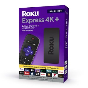 lot 35942 image: Express 4K  Streaming Player HD4KHDR, includes Premium HDMI Cable - Black (No Remote)