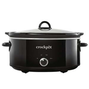 lot 35962 image: Crock-Pot Manual 7-Quart Slow Cooker  Black