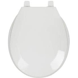 lot 35973 image: AquaSource White Plastic Round Toilet Seat
