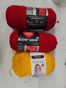 lot 35983 image: 3 Skeins of Yarn