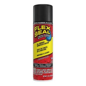 lot 35985 image: Flex Seal As Seen on TV Aerosol Liquid Rubber Sealant Coating  14 oz  Black