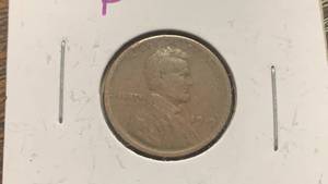 lot 17 image: 1919 Lincoln Wheat Penny One Cent Coin RC50