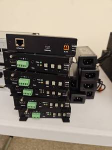 lot 10424 image: Atlona AT-HDVS-RX HDMI over CAT5e67 Receiver Units - Lot of 6