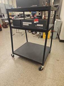 lot 10459 image: 3 Tier Shelf on Caster