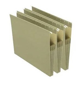 lot 15760 image: 6 Packs Of 4, 3.5 Expandable Hanging File Pockets