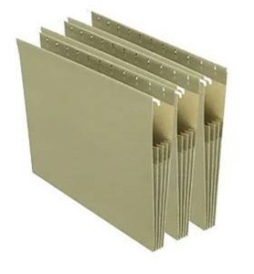 lot 15764 image: 6 Packs Of 4, 3.5 Expandable Hanging File Pockets