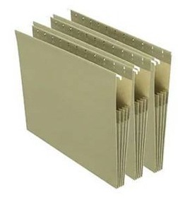 lot 15785 image: 6 Packs Of 4, 3.5 Expandable Hanging File Pockets