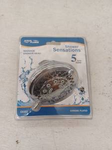 lot 15790 image: Aqua Plumb Shower Sensation Massage Shower Head