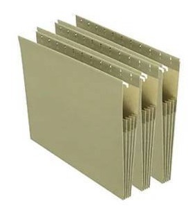 lot 15799 image: 6 Packs Of 4, 3.5 Expandable Hanging File Pockets