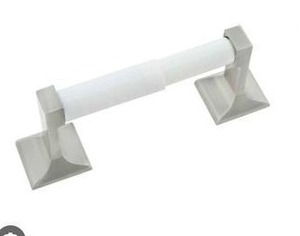 lot 15805 image: Aqua Plumb Satin Nickel Concealed Paper Holder With Roller, 6 Pack