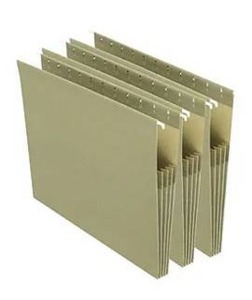 lot 15870 image: 6 Packs Of 4, 3.5 Expandable Hanging File Pockets