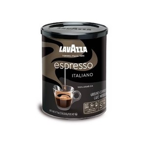 lot 4058 image: Lavazza Espresso Italiano Roast Dark Roast Ground Coffee - 8oz. BB AUG 2027