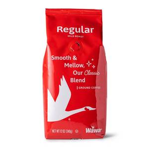 lot 4093 image: Lot of 3, Wawa Ground Coffee Mild Roast, 12 oz Bag, Regular Smooth & Balanced Classic Blend For Hot or Iced Coffee, Slightly Sweet, 100% More Responsibly Sourced from Rainforest Alliance Certified Farms. BB AUG 2026