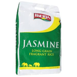 lot 4104 image: Iberia Jasmine Long Grain Fragrant Rice, 18 Pound. BB NOV 2027