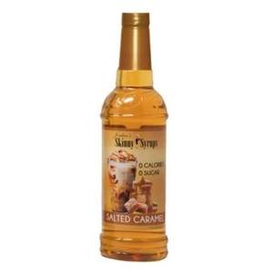 lot 4110 image: Gluten Free Jordans Skinny Syrups Salted Caramel Mocha. 750 ml. BB FEB 2026
