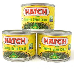 lot 4140 image: Lot of 3, Hatch Chile Co (Mild Chopped). BB JULY 2022