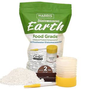 lot 4173 image: HARRIS Diatomaceous Earth Food Grade, 2lb with Powder Duster Included in The Bag.  No printed expiration or best-by date.