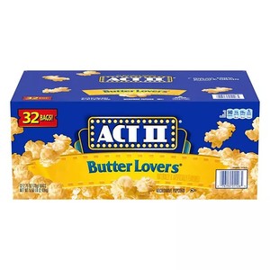 lot 4219 image: ACT II Butter Lovers Microwave Popcorn, 2.75 oz., 32 pk. BB SEPT 2024