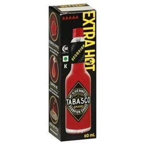 lot 4235 image: Lot of 2 Tabasco Extra Hot Scorpion Pepper Sauce. BB JUN 2025