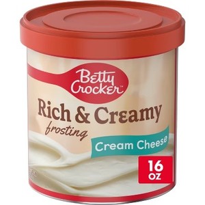 lot 4346 image: Lot of 4, Betty Crocker Rich and Creamy Cream Cheese Frosting - 16oz. BB MAY 2026
