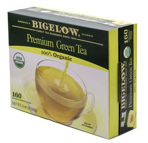 lot 4357 image: Bigelow Tea Organic Green Tea, 160-Count (51100.85). BB AUG 2024