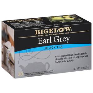 lot 4392 image: Lot of 2, Bigelow Tea Earl Grey Black Tea, Caffeinated Tea, 20 Total Tea Bags . BB OCT 2027