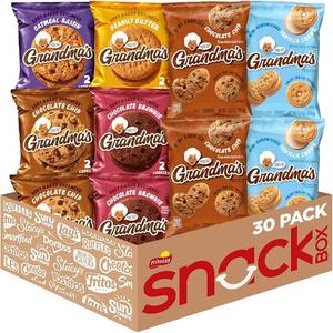 lot 4445 image: Grandmas Cookies, Variety Pack, (Pack of 30). BB MAY 2026