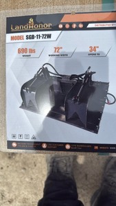 lot 235 image: LandHonor Grapple Bucket Excavator Attachment