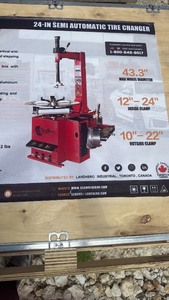 lot 272 image: 24-Inch Semi Automatic Tire Changer LHR-TC24