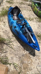 lot 605 image: SkipJak unused Kayak Single Sit-On-Top Blue