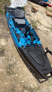lot 610 image: Tandemu unused Sit-on-Top Kayak Blue Black Paddle Seat