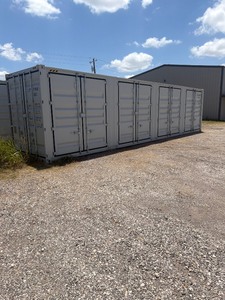 lot 49 image: One Trip 40ft Steel Shipping Container With 4 Side Doors