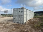 One Trip 40ft Steel Shipping Container With 4 Side Doors